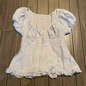 Brandy Melville Blair Linen Top